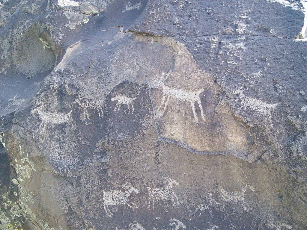 Petroglyph in the Rio Grande Gorge, NM