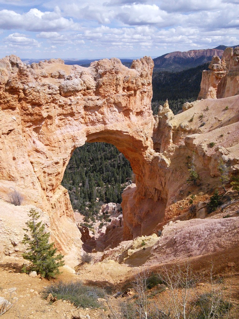 Arch near main road in Bryce Canyon National Park, UT