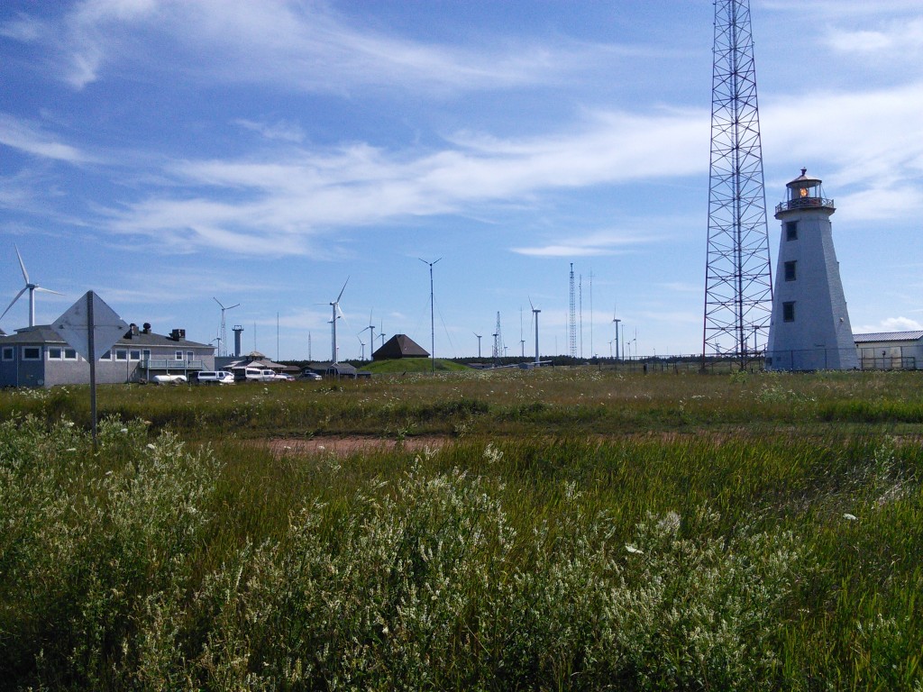 Windmills at the North West corner of Prince Edward Island