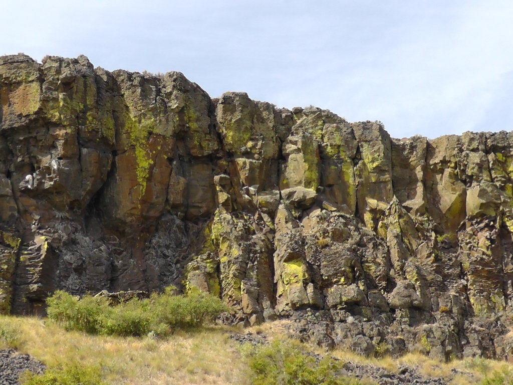 Basalt columns, Grand Coulee, Washington