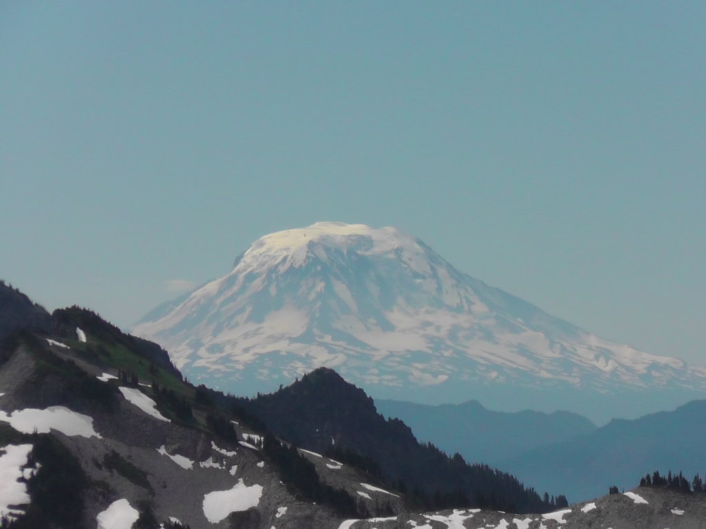 Mount Adams as seen from Mount Rainier National Park