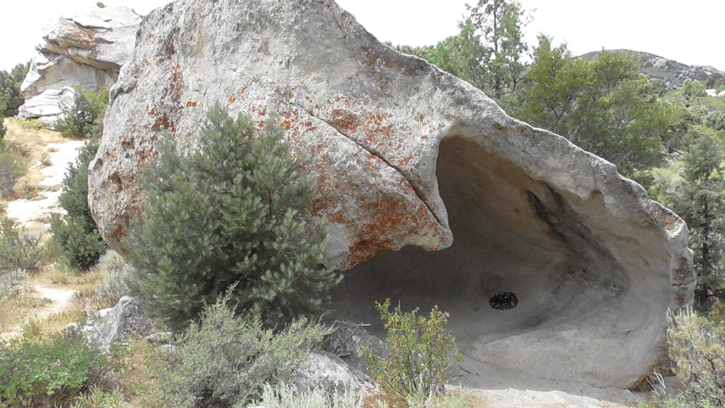 Taffoni Cave, City of Rocks National Reserve, Idaho