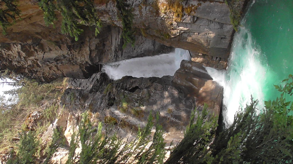 Lower Falls, Johnston Canyon. Banff National Park, Alberta