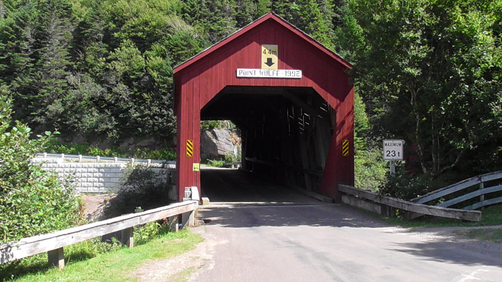 Point Wolfe Covered Bridge,Fundy National Park, New Brunswick
