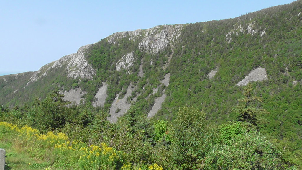 View from road to Skyline Trail, West Side, Cape Breton Highlands National Park, Nova Scotia