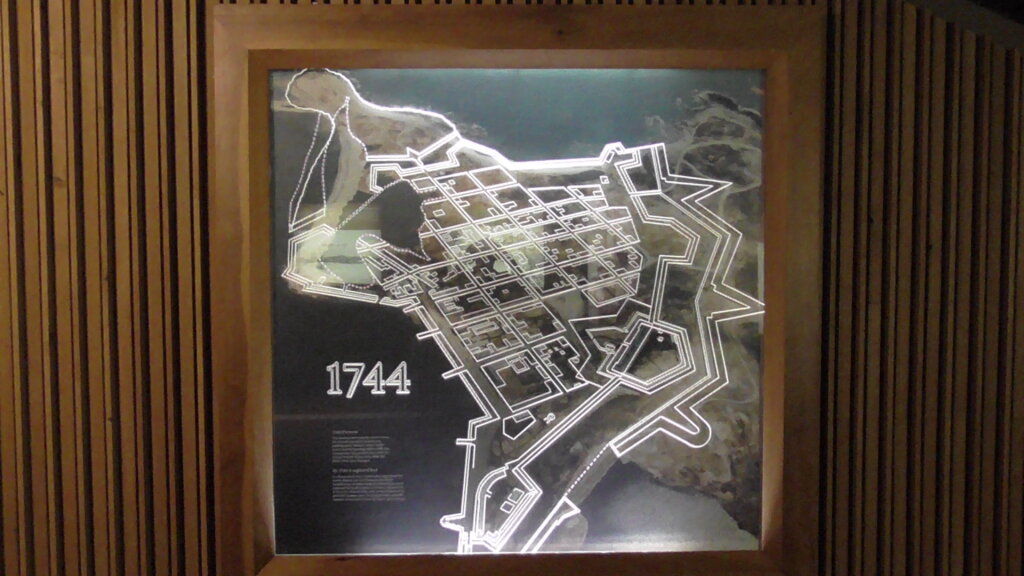 Fort Louisbourg Layout in 1744