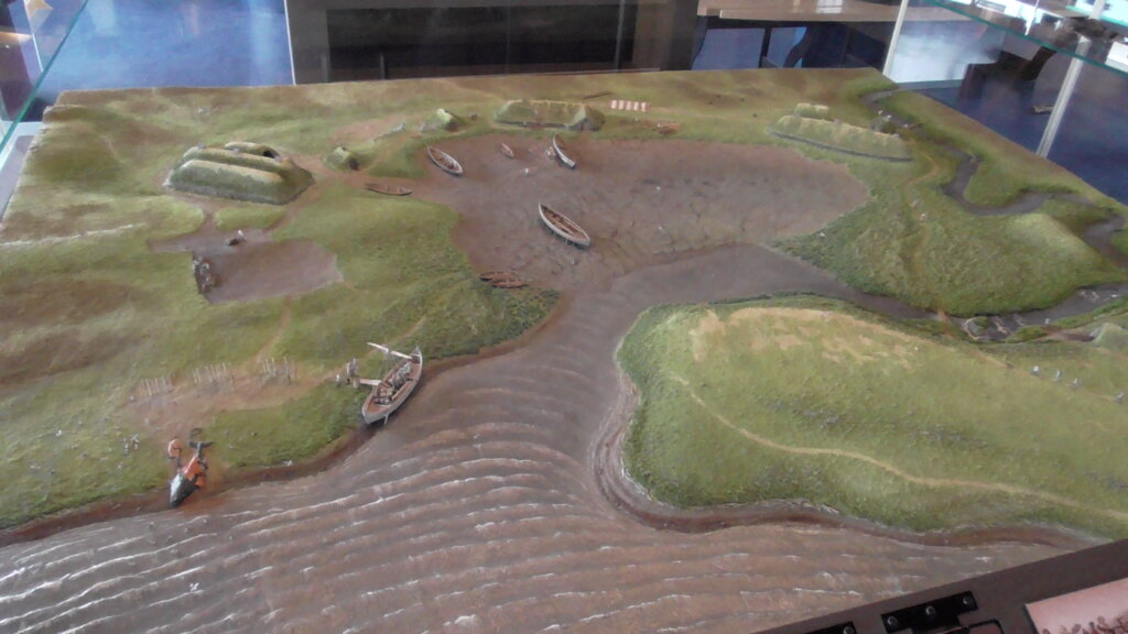 Model of original Norsemen settlement