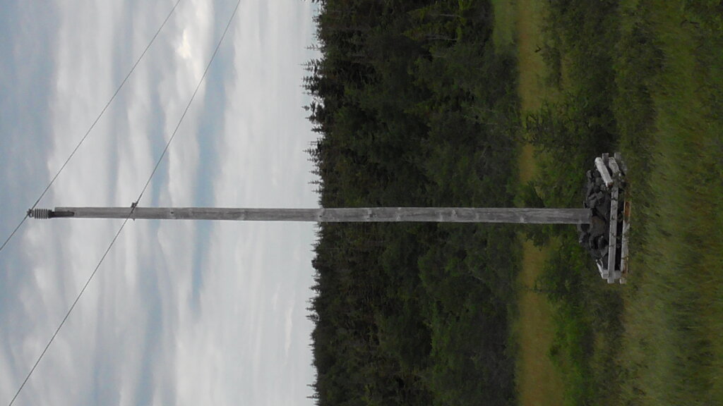 Telephone Pole in Northern Newfoundland