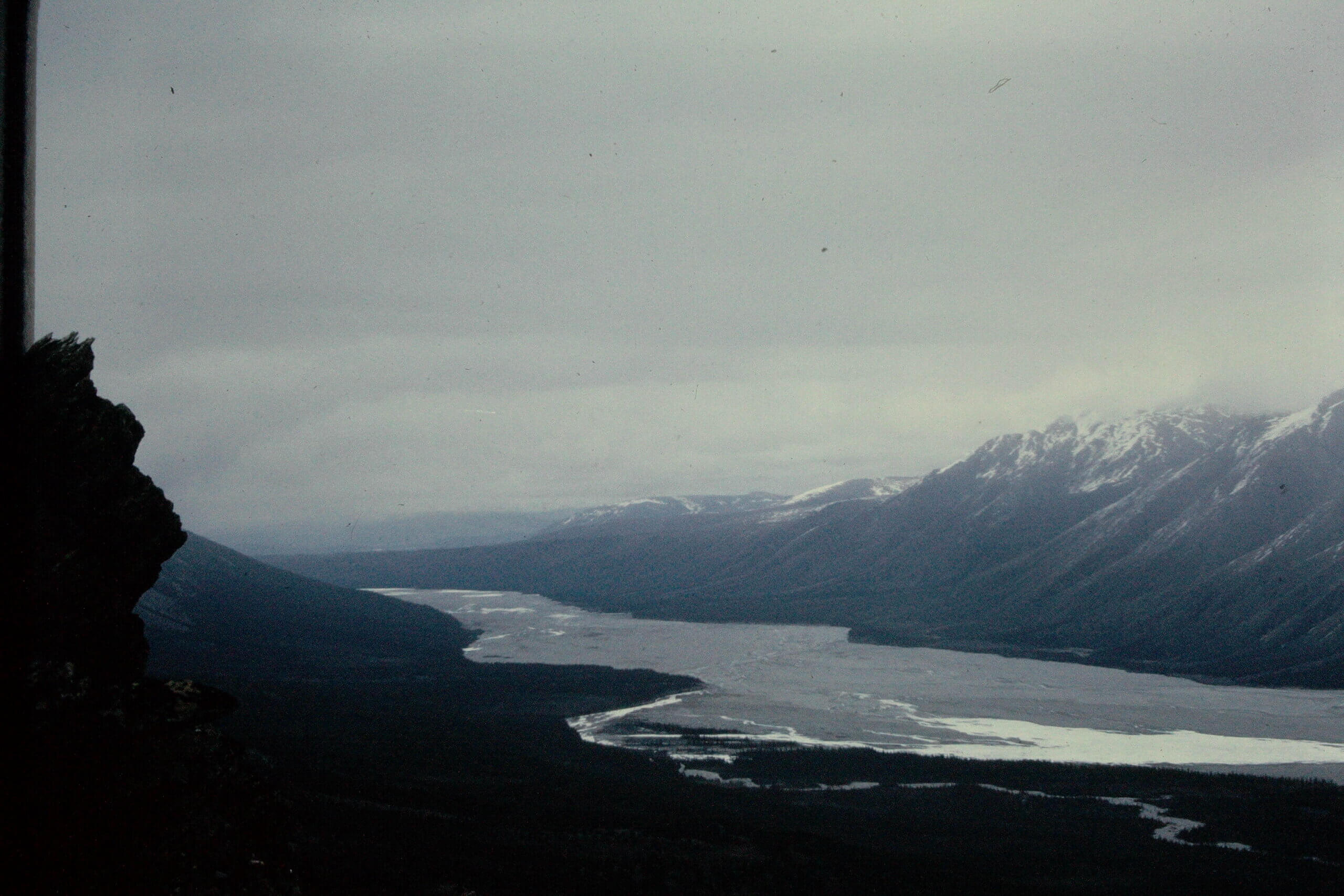 Gerstle River looking Northeast from the Granite Mountains - 1969