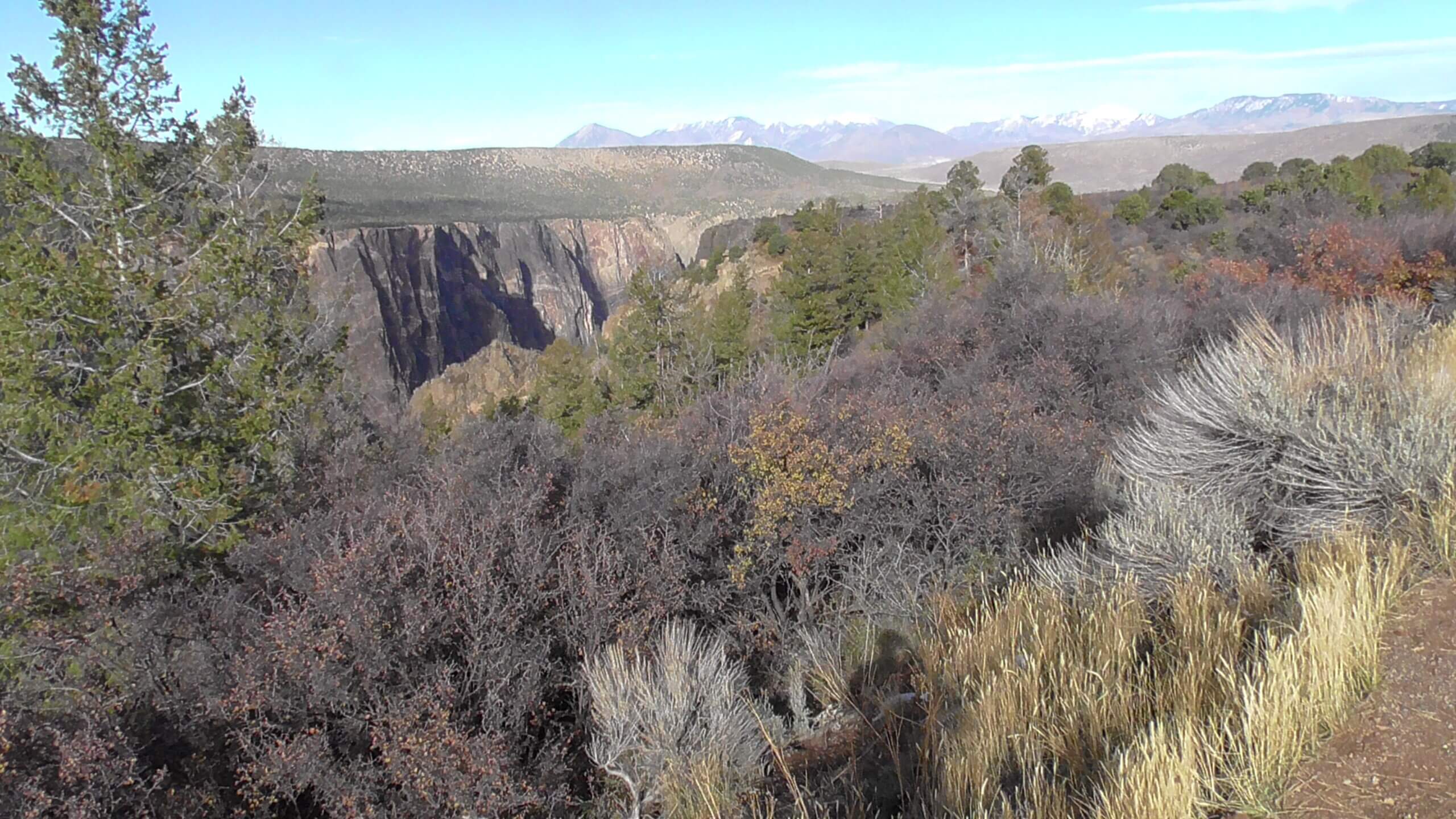 View from Highest Point, Black Canyon of the Gunnison National Park